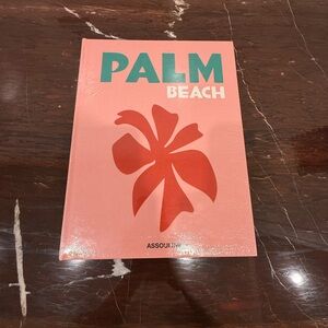 Assouline Palm Beach Book with Pink and Red Cover